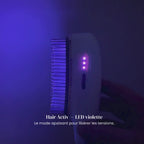Embout Hair Activ OYYO PRO+ en mode LED violette — soin apaisant du cuir chevelu